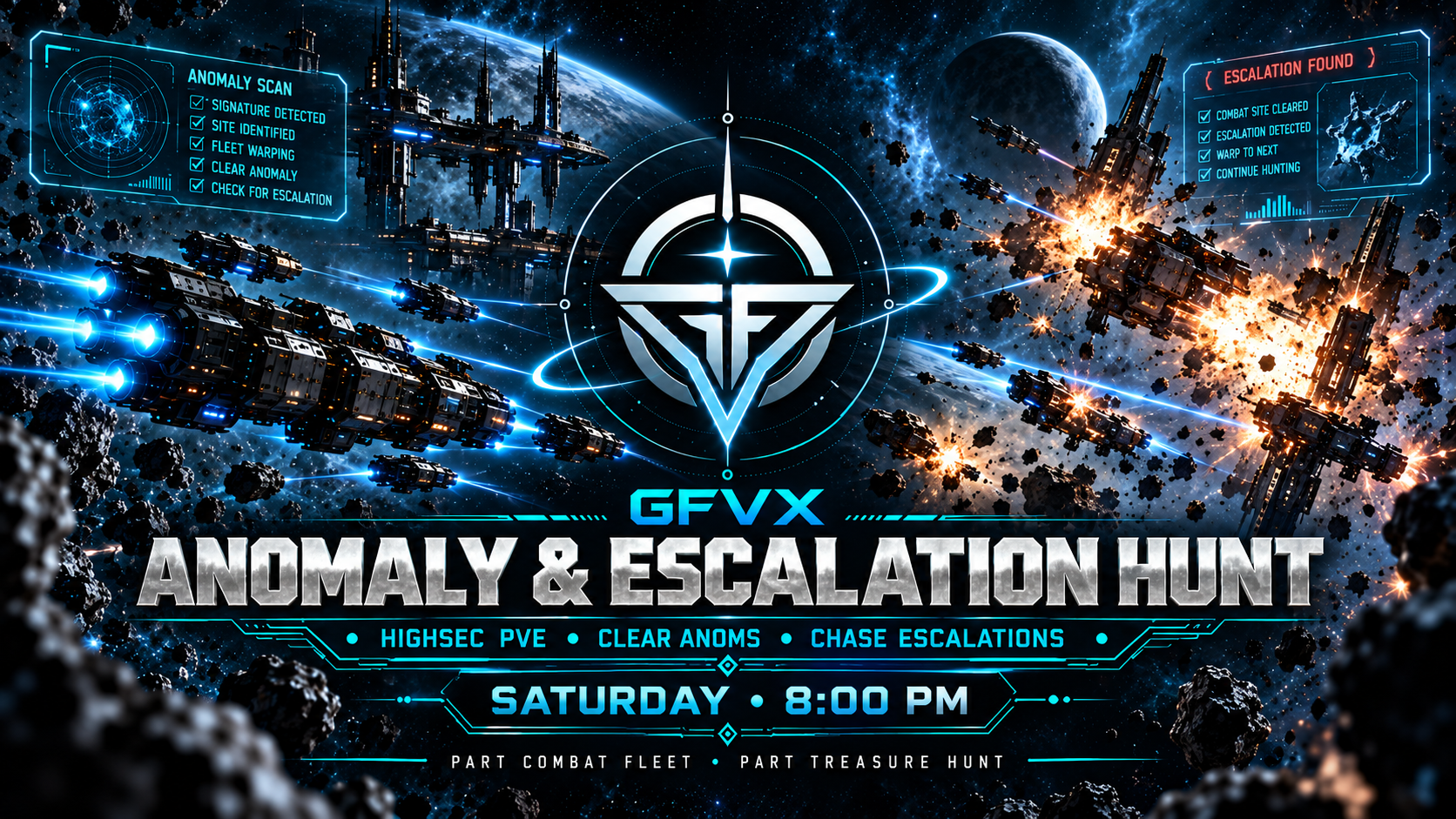 GFVX Anomaly & Escalation Hunt GFVX event poster